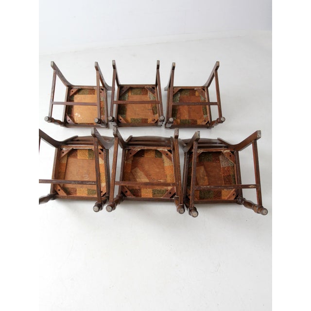 1940s Kuehne MFG Co Dining Chairs Set of 6 For Sale - Image 14 of 16