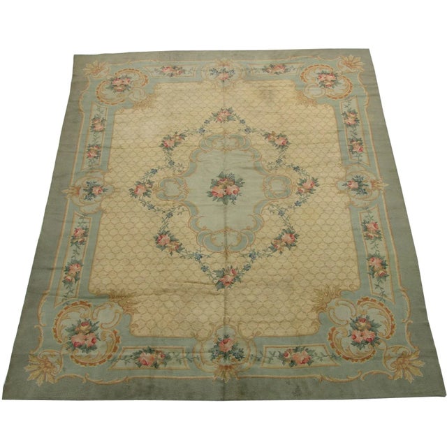1900s Antique European Rug For Sale - Image 9 of 9