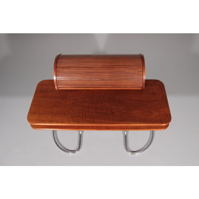 Bernini Italian Maia Walnut Desk by Giotto Stoppino for Bernini, 1960s For Sale - Image 4 of 15