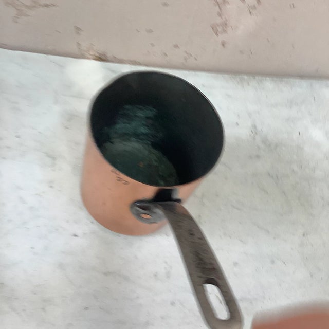 Mid 19th Century 19th Century French Copper Saucer Pan For Sale - Image 5 of 7