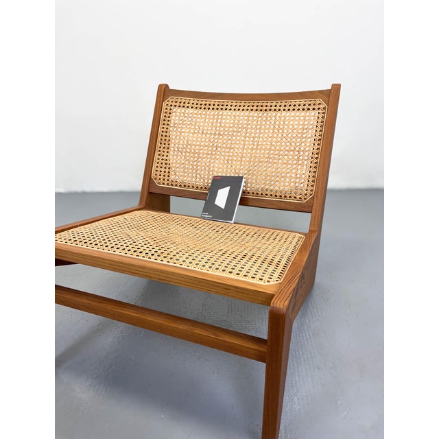 Brown 058 Kangaroo Armchair by Pierre Jeanneret for Cassina For Sale - Image 8 of 10