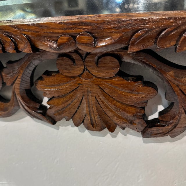 French Carved Mirror For Sale - Image 4 of 5