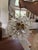 Brass Vintage Italian Murano Style Sputnik Chandelier in the Manner of Paolo Venini "Espirit", 28 Glass Florets For Sale - Image 8 of 18