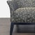 Black Comfortable Lounge Chair With Swirl Pattern Upholstery For Sale - Image 8 of 9