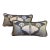 Pair of Luxurious Patterned Lumbar Pillows For Sale