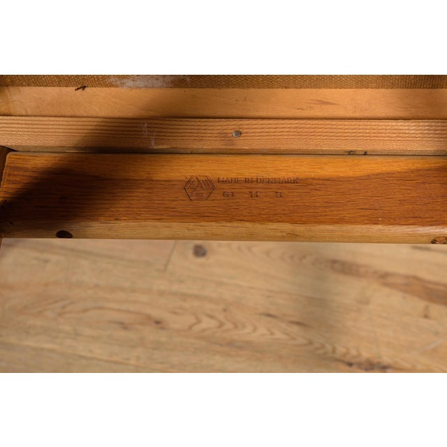 Oak Model J 65 Stool by Ejvind A. Johansson for FDB Møbler, Denmark, 1950s For Sale - Image 15 of 16