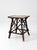Wood Antique Adirondack Twig Table With Floral Cloth Top For Sale - Image 7 of 13