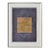 Purple and Gold Mixed Media Abstract by Peg Denney For Sale