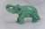 Gemstone Vintage Miniature Well-Carved Uncommon Amazonite Stone, Lucky Elephant! For Sale - Image 7 of 13