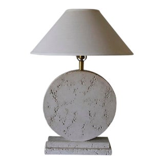 Travertine Table Lamp in the Style of Fratelli Mannelli, Italy, 1980s For Sale