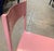 New Pink Industrial Wrought Iron Shop, Counter Stool with Metal Seat and Back For Sale - Image 14 of 18