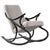 1960s Upholstered Bentwood Rocking Chair by TON For Sale - Image 13 of 13