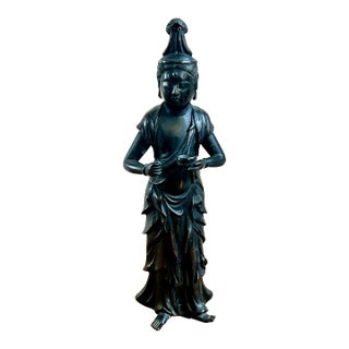 18th Century Japanese Bronze Standing Figure For Sale