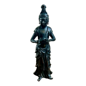 18th Century Japanese Bronze Standing Figure