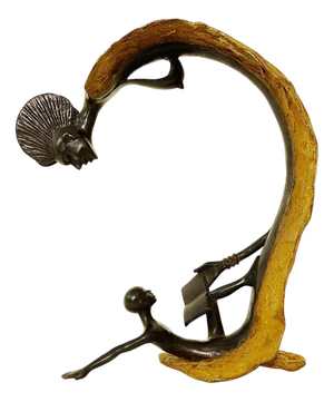 Diki Siderme, The Worthy Mother, 2016, Lost Wax Bronze