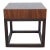 Crate & Barrel Wood Accent Table on Wood Base For Sale