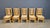 Boho Chic Chunky Bamboo Dining Chairs, 1960, Set of 5 For Sale - Image 14 of 16