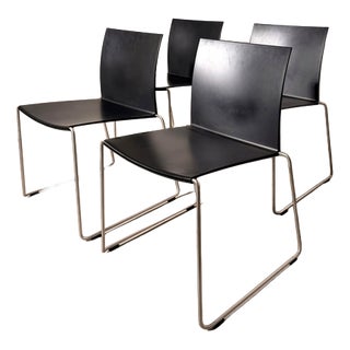 Minimalist Dining Chairs from MDF Italia, Set of 4 For Sale