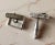 1960s Estate Modernist Sterling Onyx Cufflinks For Sale In San Diego - Image 6 of 9