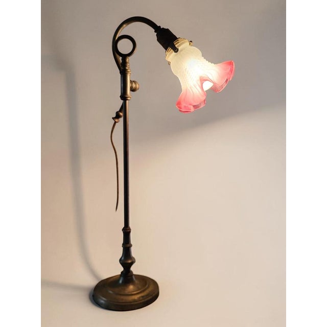 Art Deco Gooseneck Desk Lamp, France, 1930s For Sale - Image 10 of 12