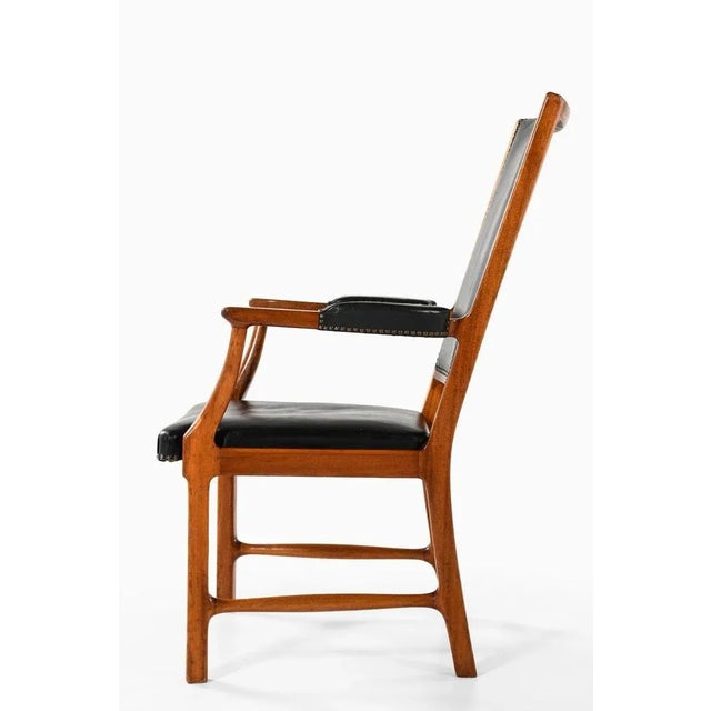 1940s Set of Armchairs by Erik Chambert for Chamberts Möbelfabriker For Sale - Image 5 of 12