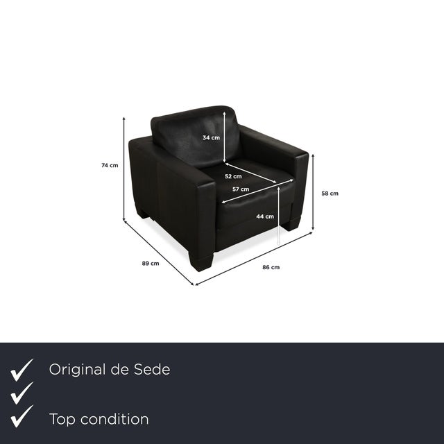 with this armchair, you bring a piece of first-class Swiss craftsmanship from de Sede into your home. The manufacturer is...