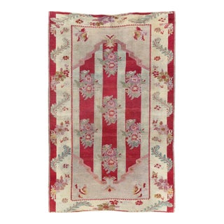 Galerie Shabab Collection Early 20th Century Turkish Ghiordes Throw Rug For Sale