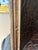 19th Century Beveled Fireplace Mirror, Framed in Heavy Wood Embossed With Leather and Thinly Gilded. For Sale - Image 6 of 8