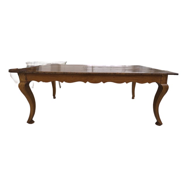 19th Century French Louis XV Style Walnut Table For Sale