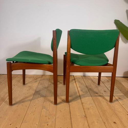 Vintage Teak Chairs by Finn Juhl, 1960s, Set of 6 For Sale - Image 3 of 9