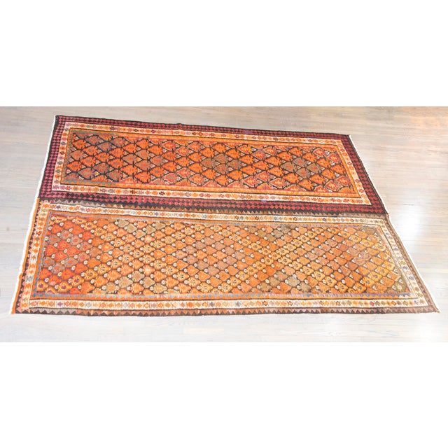 Early 20th Century Persian Qazvin Kilim Rug For Sale - Image 15 of 15