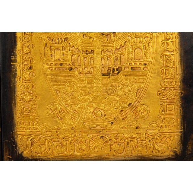 Fine Russian Old Believers Tetraptych Copper Icon With 20 Devotional Panels For Sale - Image 16 of 16