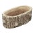 Faux Bois Garden Stone Oval Trough or Planter From France For Sale