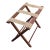 Vintage Wooden Folding Luggage Rack Stand For Sale