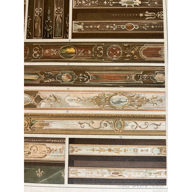 Antique French Decorative Painting Design Print, "La Peinture Décorative en France," 16th–18th Century For Sale - Image 4 of 7