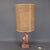Abstract Table Lamp in Ceramic Majolica with Pink Fabric Lampshade from Laveno, 1960s For Sale - Image 4 of 13