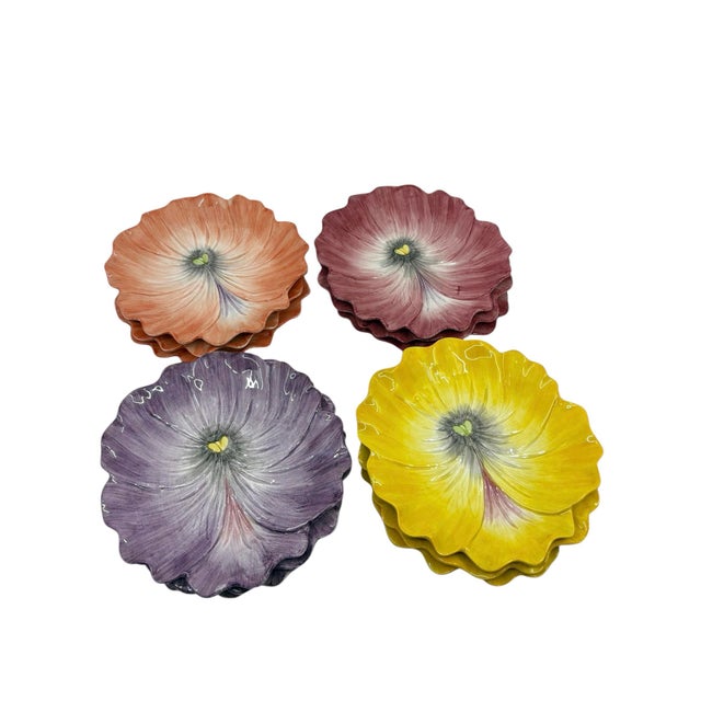 Vintage Fitz and Floyd April Flowers Dinnerware Set- A Set of 36 Pieces. For Sale In New York - Image 6 of 12