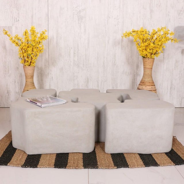 Not Yet Made - Made To Order Sawa Gray Concrete Coffee Table For Sale - Image 5 of 8