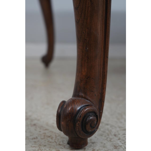 Henredon French Style Walnut Dining Room Table For Sale - Image 10 of 18