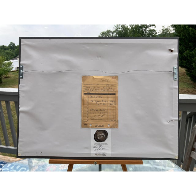 Original Artwork on Paper in Fine Gallery-Style Presentation, Tuscany, 1982, American Listed Artist, Framed For Sale - Image 6 of 6