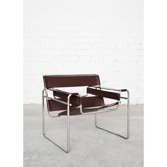 Metal Paar Wassily Chair by Marcel Breuer for Knoll International, 1980s, Set of 2 For Sale - Image 7 of 18