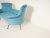 Vintage Blue Sofa by Gigi Radice, 1950 For Sale - Image 4 of 6