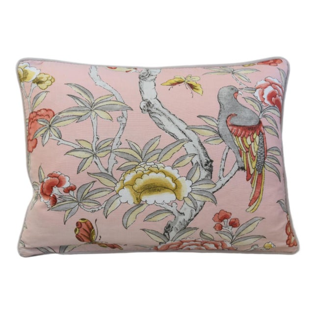 Thibaut Floral/Birds Giselle Feather/Down Pillow For Sale In Los Angeles - Image 6 of 6