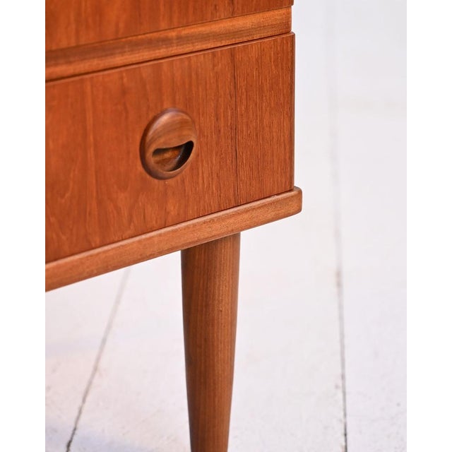 Danish Teak Chest of 6 Drawers, 1960s For Sale - Image 6 of 9