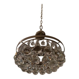 Ochre Pear Semi Flushmount Chandelier For Sale