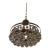 Ochre Pear Semi Flushmount Chandelier For Sale