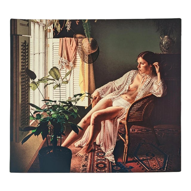 Douglas Hofmann La Femme en Bleu (State Ii), Hand Signed Lithograph, 1981 For Sale