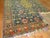Spectacular collector-level finely woven early 20th century Persian Senneh rug. The weaver added a multicolored fringe...