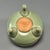 Ceramic Vintage Chinese Longquan Celadon Porcelain Incense Burner | One of a Kind, Carved‑Pattern Double Handles For Sale - Image 7 of 7