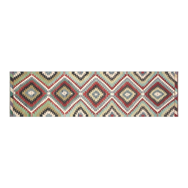 1960s Turkish Kilim Runner For Sale